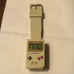 Nintendo Game Boy Video Game Wrist Watch Gray